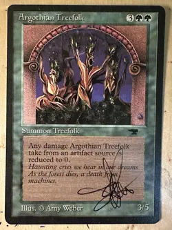 MTG ARTIST PROOF MTG Argothian Treefolk AP Sketch Art Amy WEBER - Image 2