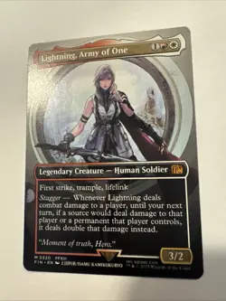Lightning, Army of One (0320) (Borderless) Final Fantasy Regular - Image 3