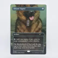 Arcane Signet 2464 Greet the Dog MTG Fallout X Secret Lair NM Foil - Image 1
