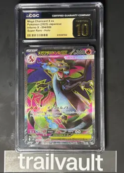 2025 Pokemon Mega Charizard X ex Japanese Inferno X Rare Holo 094/080 | CGC 10 - Image 1