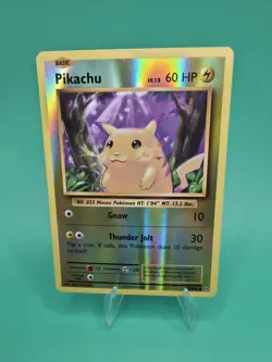 POKEMON TCG PIKACHU 35/108 REVERSE HOLO Foil Card XY EVOLUTIONS - LP - Image 1