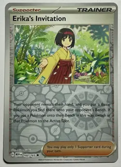 Erika’s Invitation 160/165 (NM) Reverse Holo Scarlet & Violet: 151 2023 Pokemon - Image 1