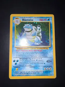 Carta Pokemon Blastoise 2/102 Set Base Holo ITA - Image 2