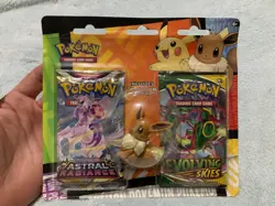 Pokemon Back to School Eraser Pack Eevee Evolving Skies Astral Radiance Unopened - Image 2