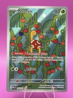 Pokemon TCG Shuckle Full Art Mega Evolutions Illustration Rare Card 136/132 - Image 1