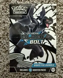 Pokemon TCG Scarlet & Violet Black Bolt Booster Bundle Brand New Sealed - Image 1
