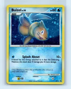 Pokemon tcg Diamond and Pearl Promos Buizel Near Mint or Better - Image 1