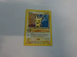 Pichu 12/111 Holo Rare Neo Genesis Pokemon VINTAGE HEAVILY PLAYED - Image 1