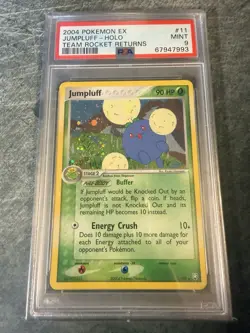 Pokemon Jumpluff 11/109 EX Team Rocket Returns Holo Rare - PSA 9 MINT! - Image 1