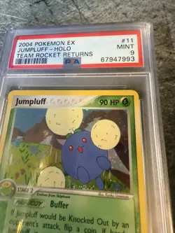 Pokemon Jumpluff 11/109 EX Team Rocket Returns Holo Rare - PSA 9 MINT! - Image 4