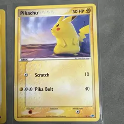 1995 pikachu pokemon card 58/102 6/10 Raichu 29/62 MP bundle x3 - Image 3