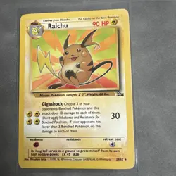 1995 pikachu pokemon card 58/102 6/10 Raichu 29/62 MP bundle x3 - Image 4