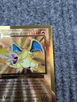 Pokemon Card Charizard 4/102 Gold Metal Celebrations UPC 25th Anniversary - Image 5