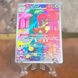 Pokemon Sawsbuck 166/162 Secret Rare Temporal Forces Ungraded Excellent Holo - Image 1