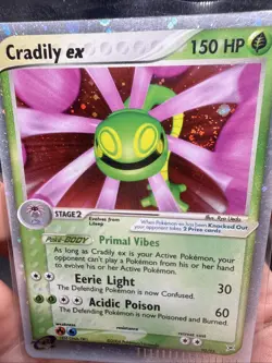 Cradily ex 90/95 Holo Team Magma vs Team Aqua Pokemon SWIRL damage - Image 3