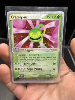 Cradily ex 90/95 Holo Team Magma vs Team Aqua Pokemon SWIRL damage - Image 4