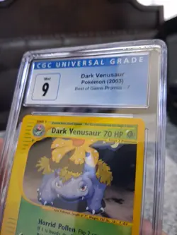 Dark Venusaur Cgc 9 Mint Best Of Game Promo 7 Promos Pokemon Card 2003 NM Blue L - Image 5