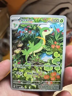 Pokemon TCG Servine Illustration Rare Black Bolt NM Condition 88/86 - Image 1