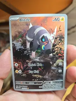 Pokemon TCG Blitzle Illustration Rare White Flare, Card 114/086 NM - Image 1