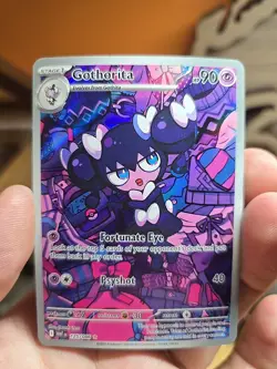 Pokemon Gothorita TCG White Flare Illustration Rare Card 125/086 NM/M Condition - Image 1