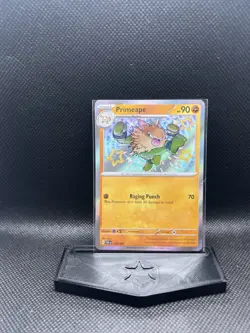 Pokemon TCG Paldean Fates Primeape 170/091 Shiny Rare Near Mint Fast Ship - Image 1