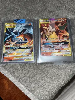 2x Tag Team GX All Stars Japanese Pokemon TCG card lot charizard - Image 1