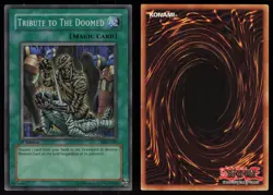 Tribute to The Doomed MRD-057 MRD Super Rare 1st Edition FOIL SHIFT ERROR Yugioh - Image 3