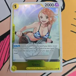 Nami Op15-108 Rare Foil English One Piece TCG - Image 1