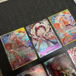 One Piece Card Game Monkey D Luffy Card Set 6 Card Promo SR Authentic - Image 2