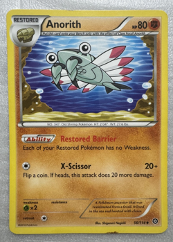Anorith - 56/114 - Uncommon, Pokemon Card, Lightly Played, Original Owner - Image 1