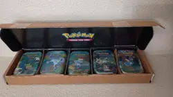 Pokemon TCG Galar Pals set New Factory Sealed Lot Of 5 Mini Tins & 4 Bonus Cards - Image 2