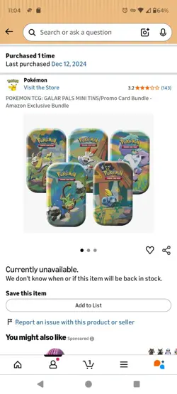 Pokemon TCG Galar Pals set New Factory Sealed Lot Of 5 Mini Tins & 4 Bonus Cards - Image 3