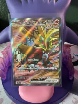 Pokemon TCG Gouging Fire EX Temporal Forces Ultra Rare Card 188/162 NM - Image 1