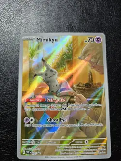 Pokemon Mimikyu 075 SVP Scarlet & Violet Promo 70 HP Safeguard Holo Card - Image 1