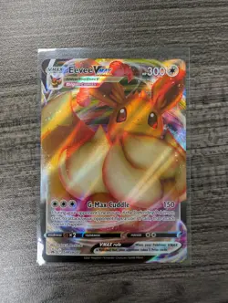 Pokemon Card TCG - Eevee VMAX SWSH087 Black Star Promo Shining Fates Near Mint - Image 1