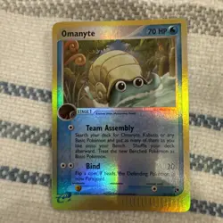 Omanyte 70/100 EX Sandstorm E Series Reverse Holo Pokemon Trading Card LP - Image 1