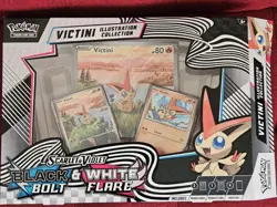 Pokemon TCG Victini SVP 208 Scarlet & Violet Promo Black Star Set - Image 1