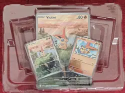 Pokemon TCG Victini SVP 208 Scarlet & Violet Promo Black Star Set - Image 2