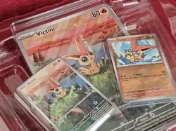 Pokemon TCG Victini SVP 208 Scarlet & Violet Promo Black Star Set - Image 3