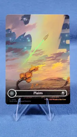 Plains 0262 Full Art Foil Land Edge Of Eternities EOE MTG Magic The Gathering D - Image 1