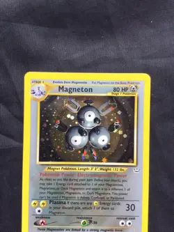 Pokemon Cards: Neo Revelation Rare Holo: Magneton 10/64 - Image 2