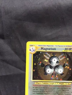 Pokemon Cards: Neo Revelation Rare Holo: Magneton 10/64 - Image 3