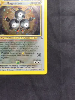 Pokemon Cards: Neo Revelation Rare Holo: Magneton 10/64 - Image 5