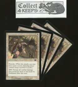 MtG Magic the Gathering Legions Playset: Deftblade Elite x4 (White Pauper) - Image 1