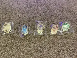 Complete Set of 5* MTG MagicCon 2025 Exclusive Mana Symbol Final Fantasy Pins - Image 1