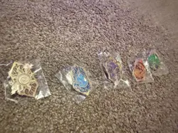 Complete Set of 5* MTG MagicCon 2025 Exclusive Mana Symbol Final Fantasy Pins - Image 2