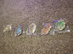 Complete Set of 5* MTG MagicCon 2025 Exclusive Mana Symbol Final Fantasy Pins - Image 3