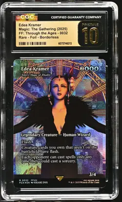 TEFERI, MAGE OF ZHALFIR Final Fantasy Edea Kramer Foil CGC Pristine 10 MTG - Image 1