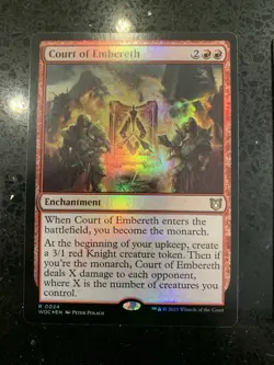 Court of Embereth #24 (Foil) (NM) Wilds of Eldraine WOC Magic MTG - Image 1