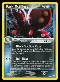 Dark Octillery 8/109 Holo Rare Team Rocket Returns Pokemon Card - Image 1